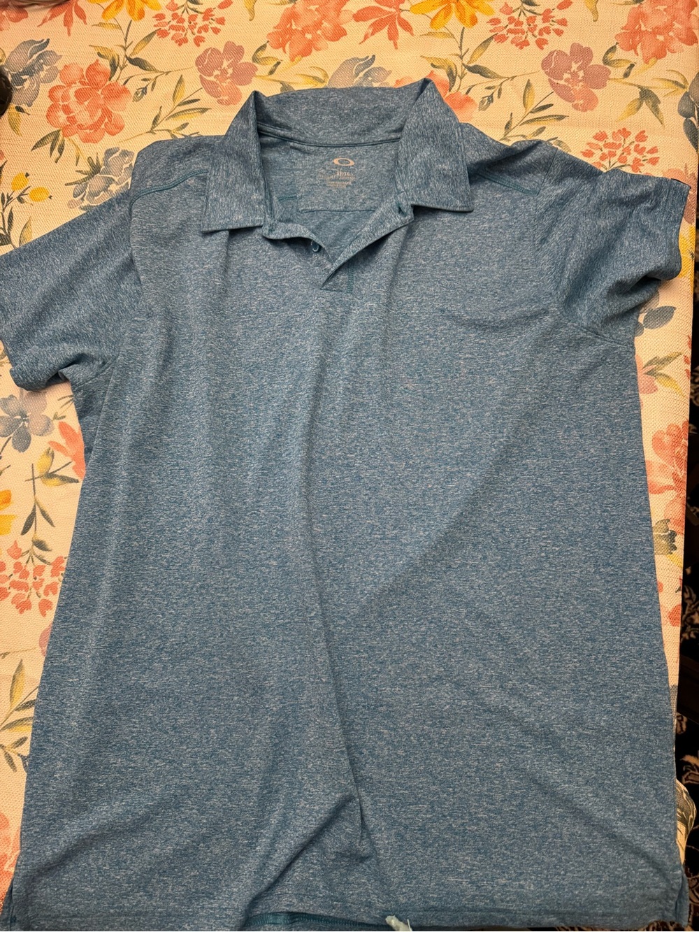 Oakley Heathered Blue Men's Polo